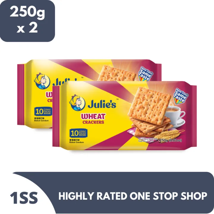 Julie's Wheat Crackers 250g x 2 Lazada PH