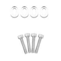 4Pc for Aluminum Motor Mount Washers Shims &amp; Stainless Steel Screws for RC CAR Part 1/5 Traxxas X-MAXX 8S 77086-4