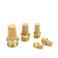 10Pcs Brass Pneumatic Muffler M5 1/8 "1/4" 3/8 "1/2" 3/4 "Pneumatic Air Silencers Noise Filter ลด Connector