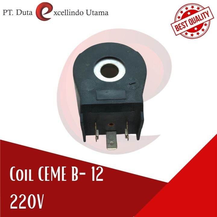 Coil Ceme (B12) 220V For Solenoid Valve 1/4" - 3/8" - 1/2" | Lazada ...