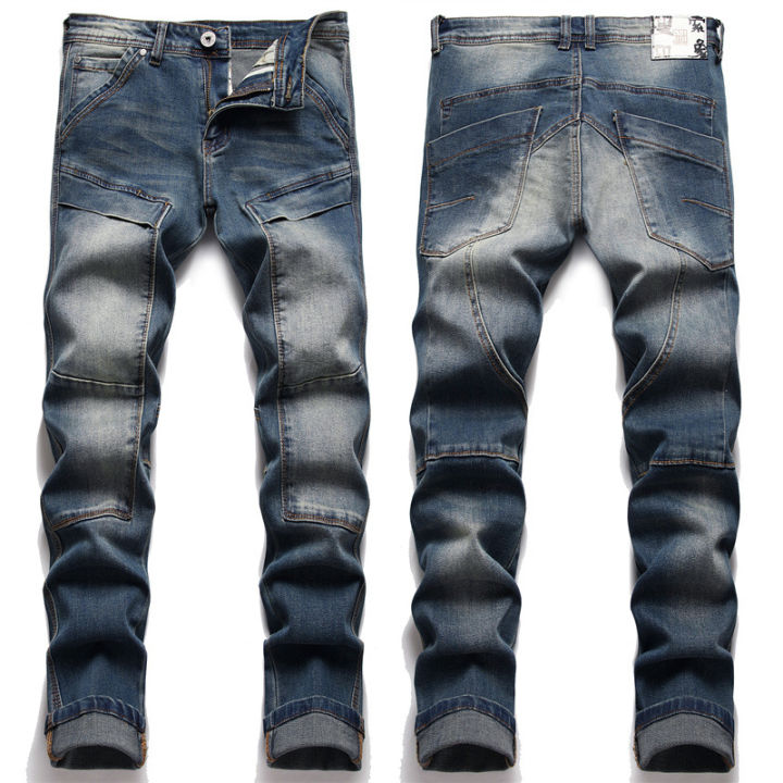 Stretch Japanese Denim Slim Fit Jeans in Vintage - Men | Burberry® Official-nextbuild.com.vn