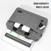 ‘；【-【=】 Laptop Bag Sleeve Case Shoulder Handbag Notebook Pouch Briefcases For 13 14 15 15.6 17 Inch Macbook Air Pro HP  Asus