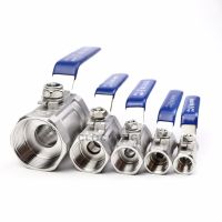 1/4 quot; 3/8 quot; 3/4 quot; 1 quot; 1-1/4 quot;1-1/2 quot; 2 BSPT Stainless Steel SS304 Pipe Ball Valve Female Threaded Sanitary ON-OFF Ball Valve Straight