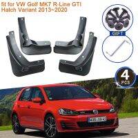 4x สำหรับ MK7กอล์ฟ VW R-Line GTI Hatch Variant 2013 ~ 2020 Volkswage บังโคลนแผ่นกันกระเซ็นแผงบังโคลนหน้า