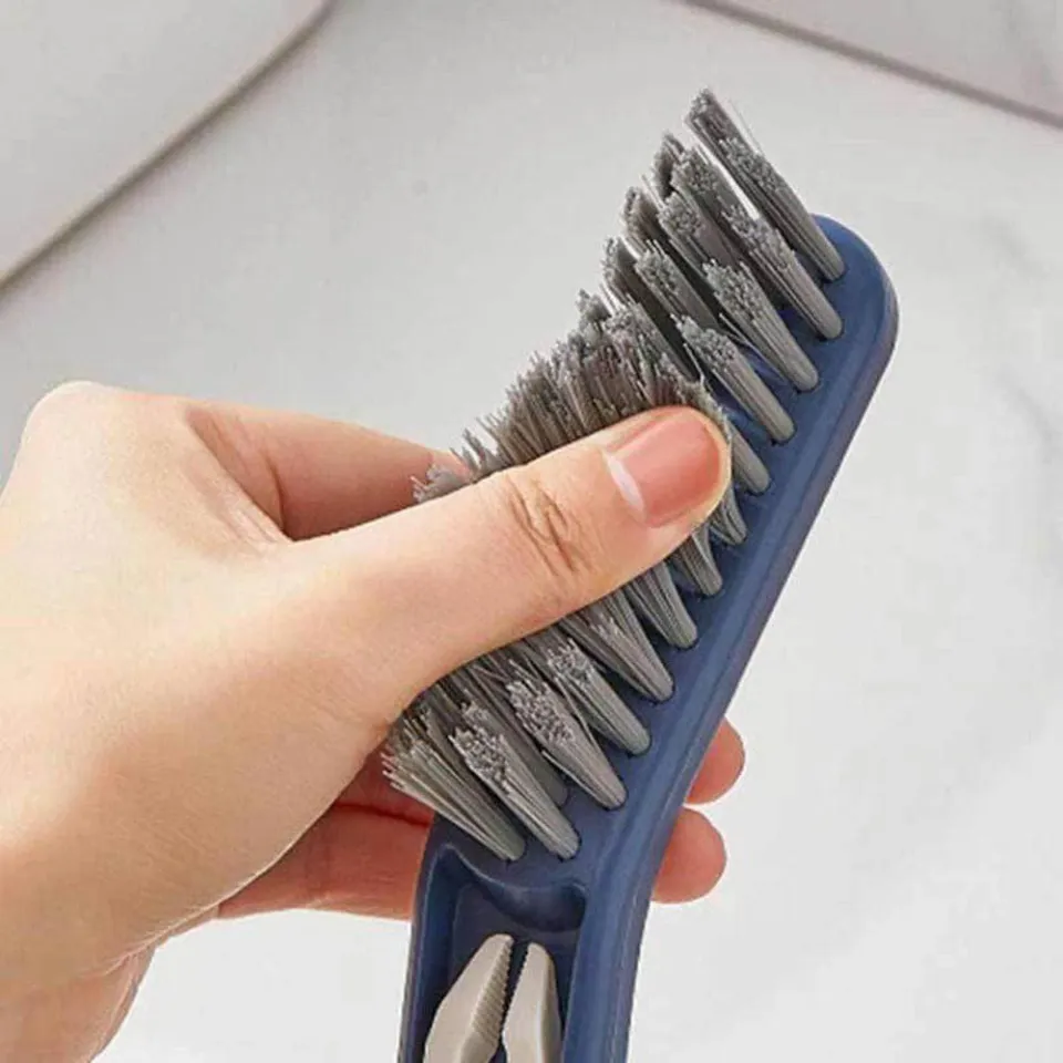 1 Multifunctional Floor Seam Brush, Clip Hair Window Cleaning