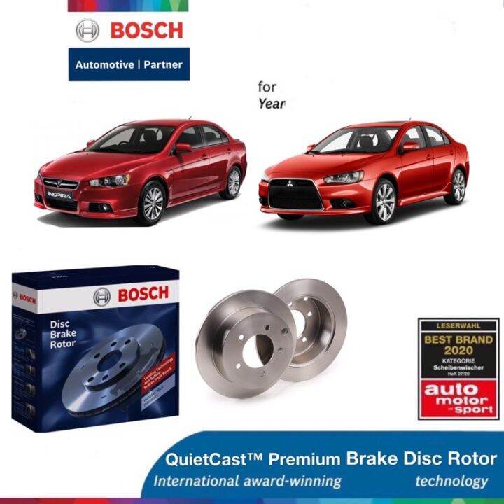 Bosch QuietCast™ Premium 0986479A41 Rear Disc Brake Rotor for