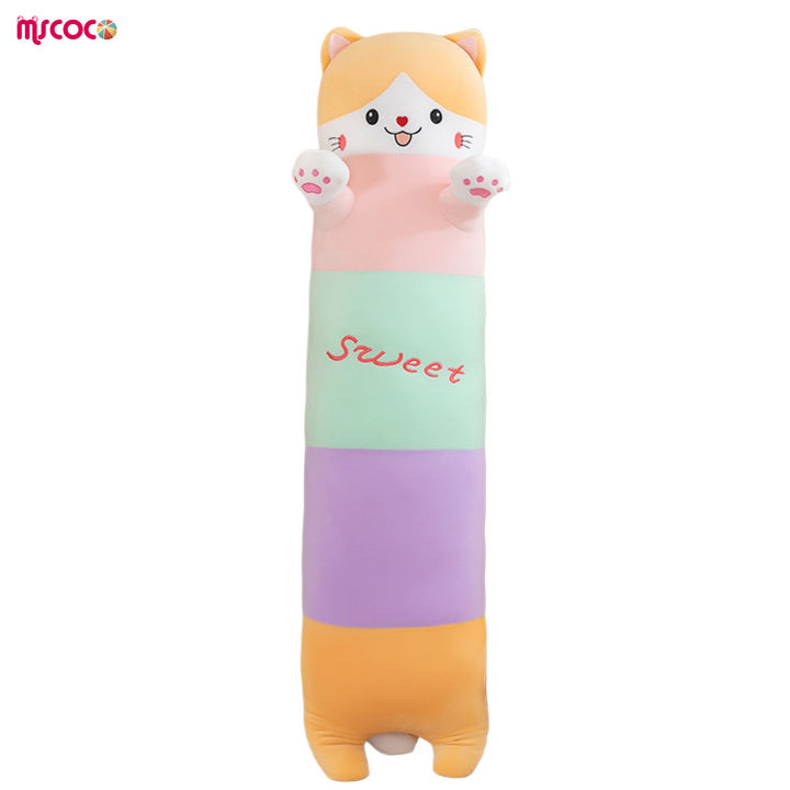 ของเล่นตุ๊กตายัดไส้แมวจำลอง-mscoco-boneka-mainan-จำลองน่ารักสร้างสรรค์ของขวัญสะดวกสบายสำหรับเด็กเด็ก