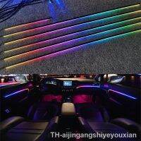 【hot】™  Car Ambient Lights 64 Interior Guide Optic Decoration Atmosphere in1