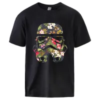 Disney Star Wars Tshirts Cotton Man Tee Elasticity Loose Printing