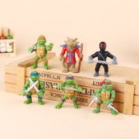 [Toy City] การ์ตูนอะนิเมะ Teenage Mutant Ninja Turtles Action Figures ของเล่น FNF PVC รุ่นตุ๊กตาตกแต่งสำหรับเด็กวันเกิดคริสต์มาส Gifts