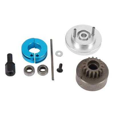 RC 14T Clutch Bell + Shoes with Spring +Flywheel Assembly Kit Set for Redcat Volcano S30 SH-18 VX-18 Nitro Engine Parts