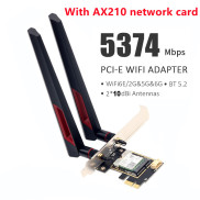 Bộ Chuyển Đổi Wi-Fi 6 Intel AX210 PCIe WiFi Máy Tính Để Bàn Bluetooth 5.2