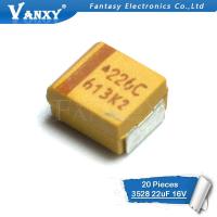 20pcs B 3528 22uF 16V 226C 226 SMD tantalum capacitor