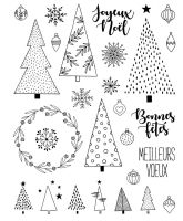 Christmas Tree Clear Stamp Transparent Seal For DIY ScrapbookingCard Making C575