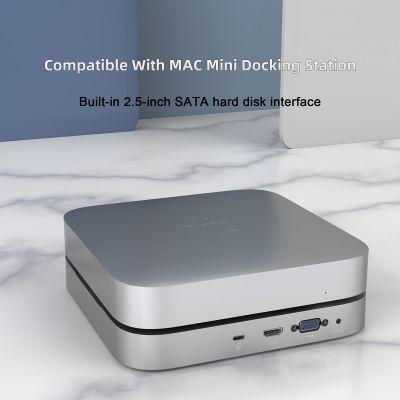 12ใน1 USB Type C ฮับแท่นวางมือถือ SATA เอสเอสดี /Hdd กล่องใส่ฮาร์ดดิสก์สำหรับ Mac Mini M1 Feona