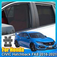 หมวกกันแดดตาข่ายสำหรับ Honda CIVIC Hatchback FK8 2016-2021กระจกบังแดดรถยนต์,ม่านหน้ารถยนต์