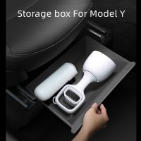 Under Seat Storage Box Compatible for Tesla Model Y Storage Box High Capacity Organizer Case Drawer Holder Interior Accessories