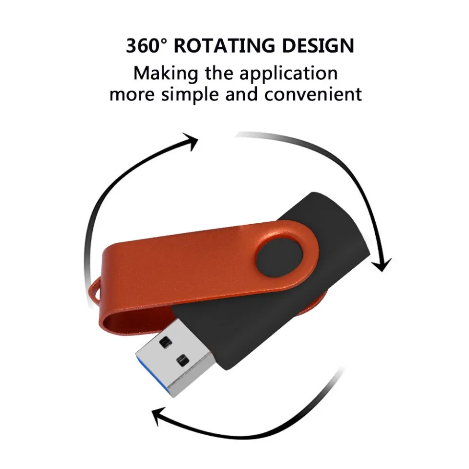 Clé USB, USB 3.0 Memory Stick 360 Rotatable Design Photo Stick