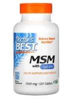 Doctors Best, MSM with OptiMSM, 1,500 mg, 120 Tablets