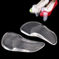 Silicon Gel Insoles for Shoes Woman Men 3/4 Arch Support Orthotics Cushion Pad Flat Foot Orthopedic Insoles Shoes Accessories