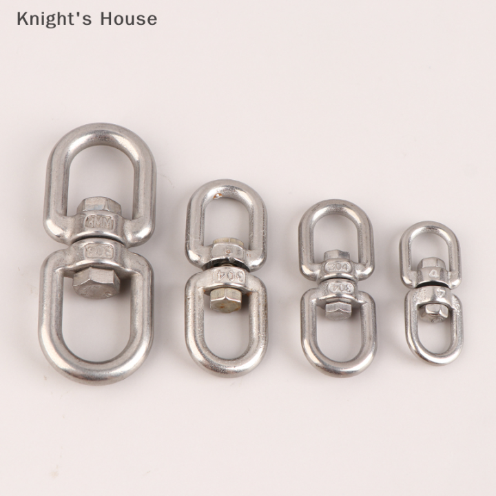knights-house-1ชิ้น-m4-m5-m6-m8หมุนอเนกประสงค์8รูปทรงปลดล็อคห่วงโซ่ล็อคห่วงโซ่เชื่อมต่อหัวเข็มขัด304สแตนเลส