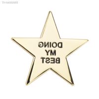 ○◐ Doing My Best Star Pin Brooch Lapel Pins Badges Brooch Badge on Backpack