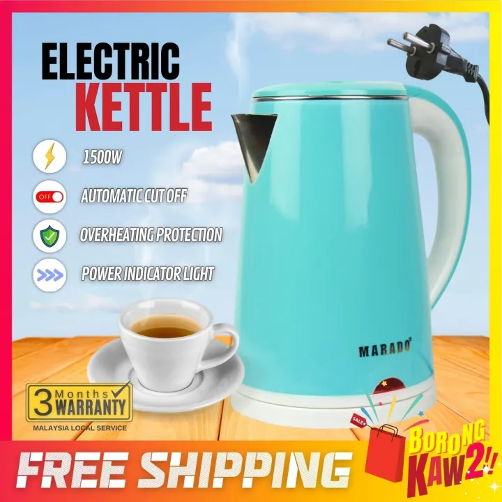 BKK MA2323 Electric Kettle Water Heater Jug Kettle Pemanas Air