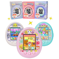 Tamagotchis ตลกเด็กสัตว์เลี้ยงอิเล็กทรอนิกส์ของเล่นคิดถึงสัตว์เลี้ยงในหนึ่งเสมือน Cyber สัตว์เลี้ยงของเล่นแบบโต้ตอบหน้าจอดิจิตอล E- สี HD