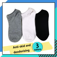 PINSV Unisex Black White Grey Socks Sweat Resistant Slip Resistant And Odor Resistant Pure Cotton Versatile