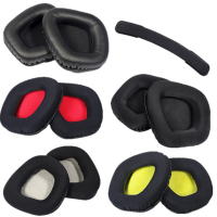 เปลี่ยนหูฟังหน่วยความจำโฟมหูปลอกหมอนอิงสำหรับ Corsair Void RGB Elite Wireless Premium Gaming Headset Earmuffs Ear Pads