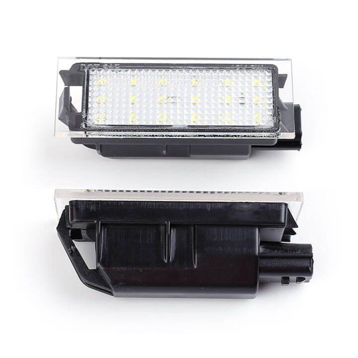 2ชิ้นไฟป้ายทะเบียน-led-canbus-สำหรับ-renault-megane-2-3-master-2-laa-3-vel-satis-clio-iii-iv-espace-โคมไฟแผ่นตัวเลข