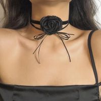 【HOT】℗◙ Salircon Gothic Imitation Collarbone Necklace Trend Adjustable Tie Up Punk Dark Jewelry