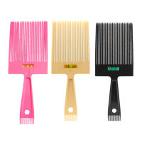 Extra Big Flattoper Comb Large Wide Fork Flat Combs with Balance Ruler Flat Topper Styling Hair Brushes Hairdressers Tool