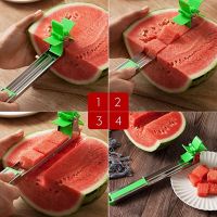 Stainless Steel Watermelon Slicer Cutter Knife Corer Fruit Vegetable Tools Kitchen Gadgets Melon Watermelon Baller Scoop