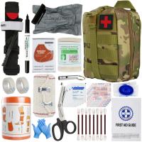 Outdoor Survival Gear Molle Bag Medical Emergency IFAK First Aid Kit Military Tactical Tourniquet Israel Bandage Camping Edc