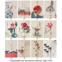 2023 Japanese Chinese Retro Customizable Linen Door Curtain Noren Bedroom Kitchen Home Decor Living Room Carpet