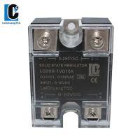 【✔In stock】 huangqun Ssr 0-10V ตัวควบคุมแรงดันไฟฟ้าแบบเฟสเดียวตัวควบคุมแรงดันไฟฟ้าแบบ Solid State Ssr-1vd10a 25a 40a 60a 80a 120a120a 100a 90a