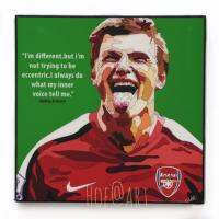 Andrey Arshavin อังเดร อาร์ชาวิน Arsenal อาร์เซนอล รัสเซีย รูปภาพ​ติด​ผนัง​ pop art พร้อมกรอบและที่แขวน ฟุตบอล​ กรอบรูป​​ รูปภาพ แต่งบ้าน