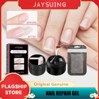 Jaysuing เจลซ่อมเล็บ Fix กาวแตกไฟเบอร์กลาสเจลสร้าง Quick UV Extension เคลือบเงา Clear Polish Manicure Extension Tools เจลใยเล็บสำหรับซ่อมแตกเล็บ UV ไฟเบอร์กลาสเจล