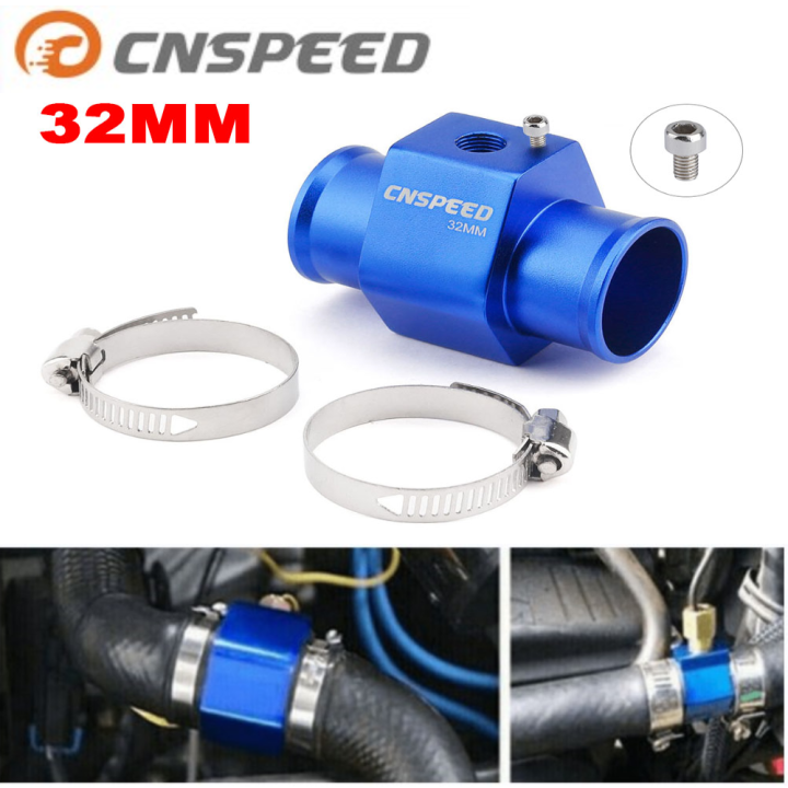 CNSPEED Water Temp Gauge Radiator Temperature Water Temp Joint Pipe ...