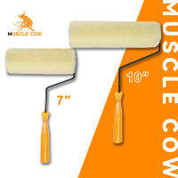 MUSCLE COW ลูกกลิ้งทาสี 4" 7" 10" ขนหนานุ่ม ขนยาว แข็งแรง ทนทาน ลูกกลิ้ง ทาสี แปรงทาสี แปรง ด้ามทาสี สีน้ำมัน ลูกกลิ้งสี ใช้ได้ทั้งสีน้ำและสี