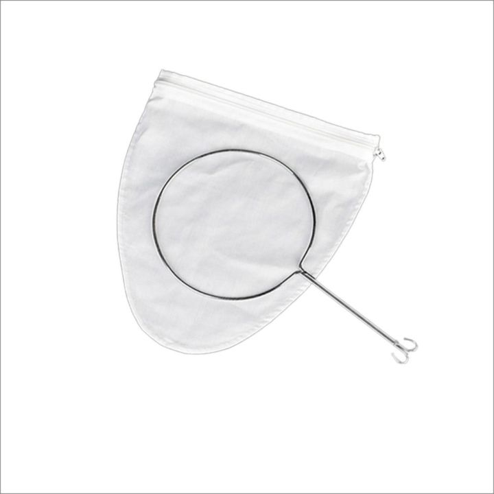 bereave-ใช้ซ้ำได้-ถุงกรองชานม-มือถือแบบมือถือ-แหวนเหล็ก-ผ้า-ถุงนมถั่ว-ของใหม่-หลายขนาด-ถุงกรองกาแฟ-นมอัลมอนด์