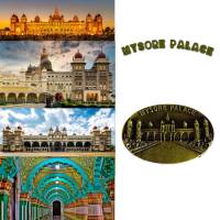 Mysore Palace สถานที่ท่องเที่ยว แลนด์มาร์คที่สำคัญ แม่เหล็กแผ่นโลหะ ของที่ระลึก ของฝากสำหรับนักเดินทาง ของขวัญแทนความทรงจำที่ดี