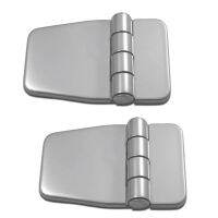 ❐ 2x Marine Grade Boat Short Side Hinges Table Hinge w/ Cover 304 Stainless Steel Boat Accessories