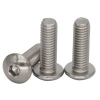 M3 M3x6 M3x6 M3x7 M3x7 M3x8 M3x8 304 316 Stainless Steel 304ss 316ss DIN7380 Mushroom Round Hex Hexagon Socket Button Head Screw