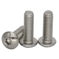 M5 M5x55 M5x55 M5x60 M5x60 M5x70 M5x70 304 316 Stainless Steel ss DIN7380 Mushroom Round Hex Hexagon Socket Button Head Screw