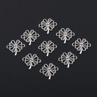 【YD】 50pcs Color Four Charms Pendant Jewelry Making Supplies