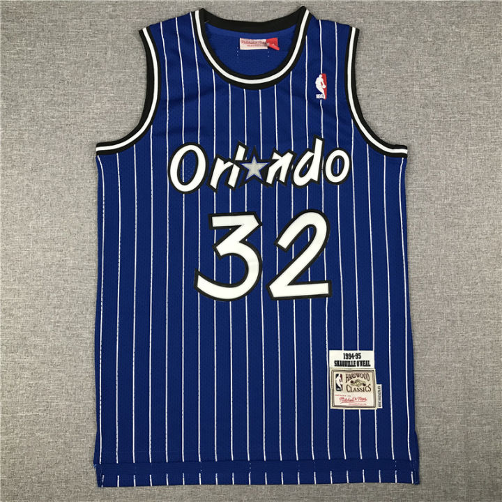 Mitchell & Ness Men's Mitchell & Ness Shaquille O'Neal Black Orlando Magic  1994 Hardwood Classics Authentic Jersey