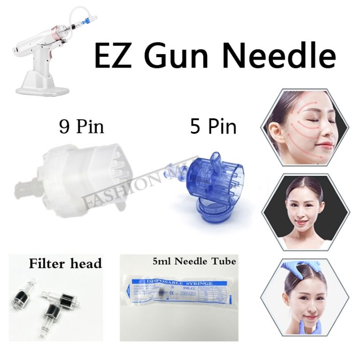 korea-water-mesotherapy-meso-gun-vital-needle-part-multi-5-pin-9-pin-needle-for-ez-vacuum-negative-pressure-gun-syringe-needle