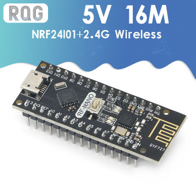 RF นาโน V3.0นาโน USB QFN32 ATmega328P 5V 16M CH340 Mengasikan NRF24l01ไร้สาย2.4G